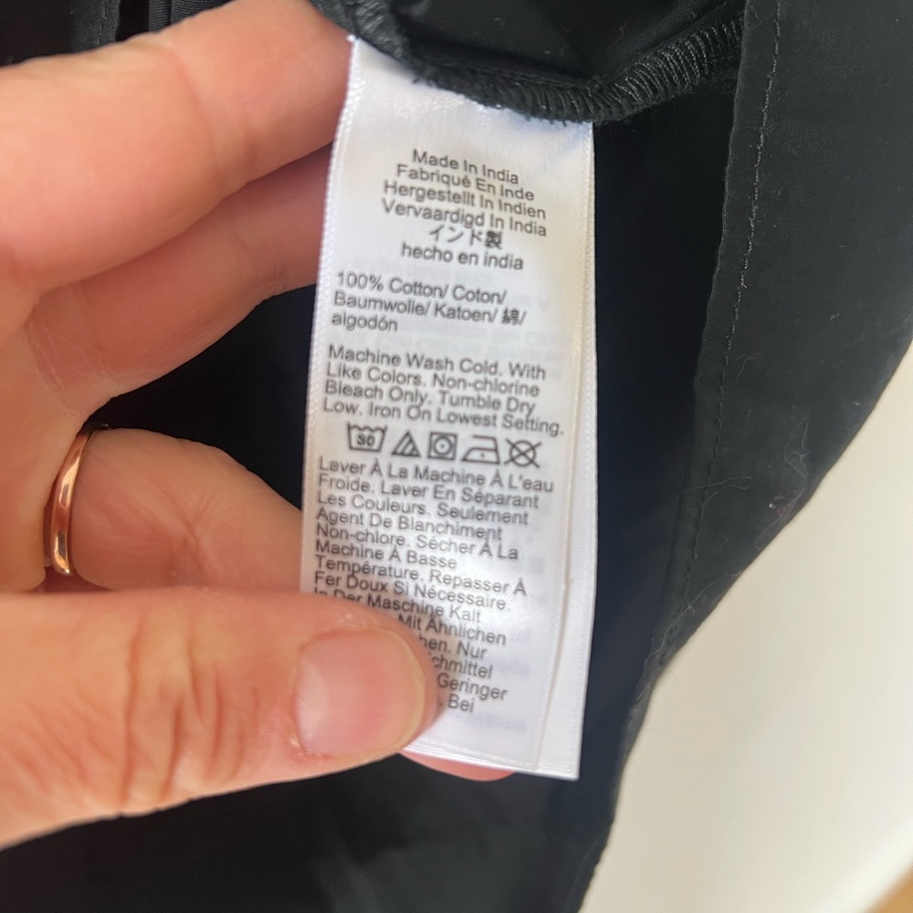 J. CREW | Amelia Cotton Poplin Ruffle Dropwaist Shirt Dress | XXL - Picture 5 of 5